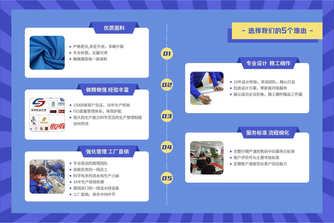 選擇優(yōu)質(zhì)工作服的5大理由